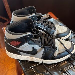 Jordan 1s.. black and gray high top